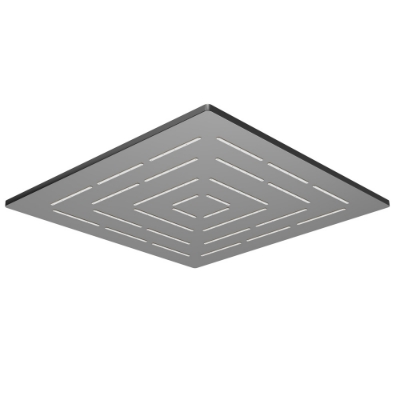 Picture of Square Shape Maze Overhead Shower - Black Chrome