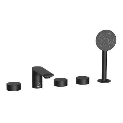 Picture of 5-Hole Bath & Shower Mixer - Black Matt