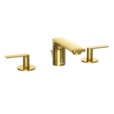 Picture of 3-Hole Basin Mixer - Gold Bright PVD